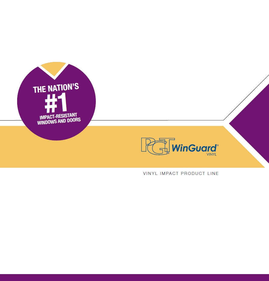 PGT WinGuard Vinyl Series 5500 Brochure 2017